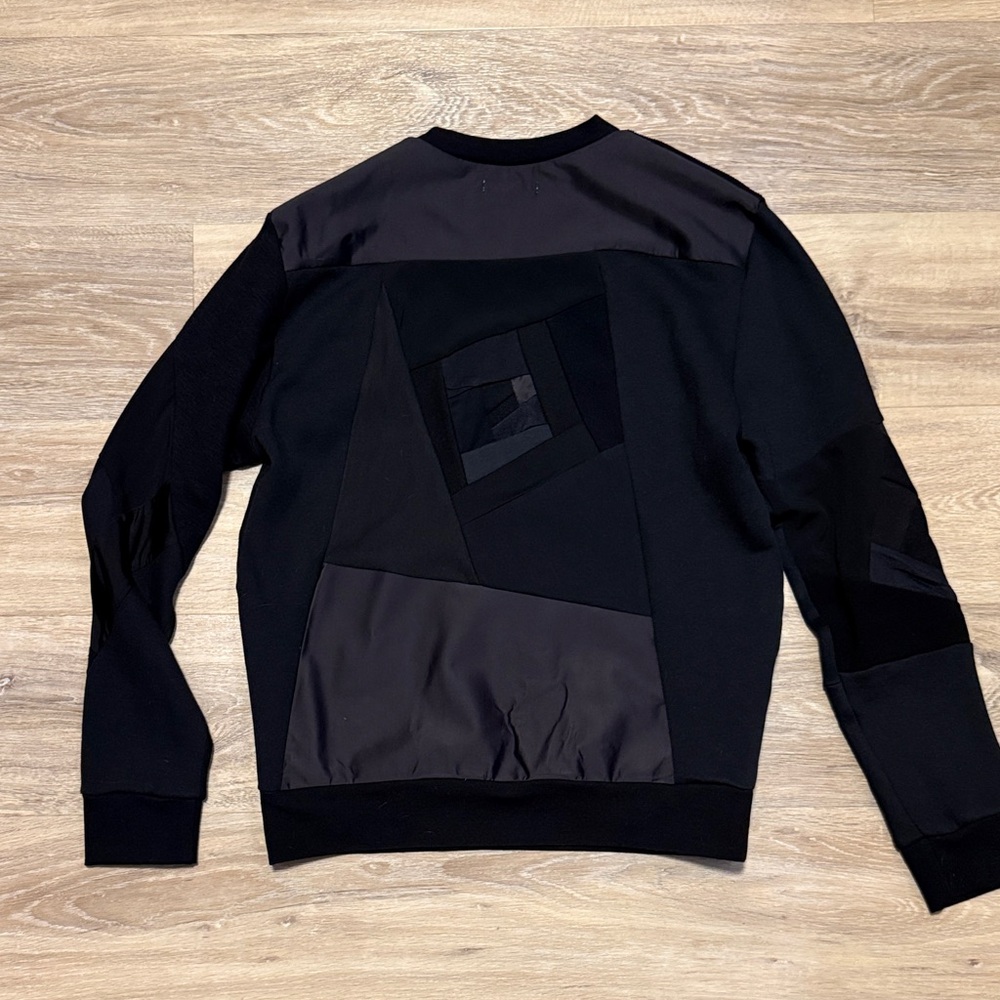 Zero Waste Daniel Patchwork Crewneck Sweater in B… - image 4